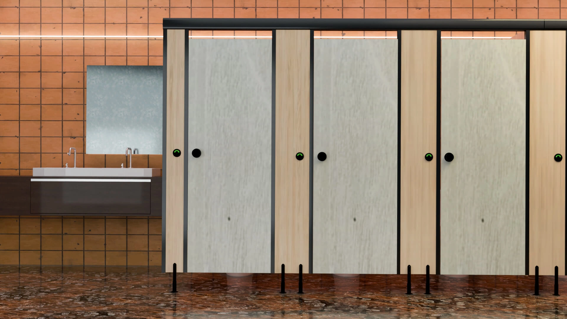 Bulwark Restroom Cubicles for Institutions