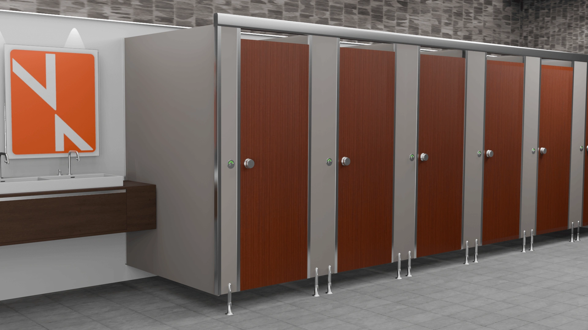 Bulwark Restroom Cubicles for Institutions